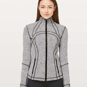 Lululemon define jacket Inverted Feathered Jacquard White Black 8